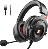 EKSA E900 Pro Gaming-headset PS4/PS5/XBox One, Virtual 7.1 surround sound, over-ear gaming headset