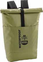 BE CooL TUBE Backpack 25 Ltr Green | Rugzak koeltas | Premium |zeiltas | strand | Coolingbag | Groen
