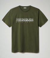 Napapijri - Sallar T-shirt Donkergroen - L - Modern-fit