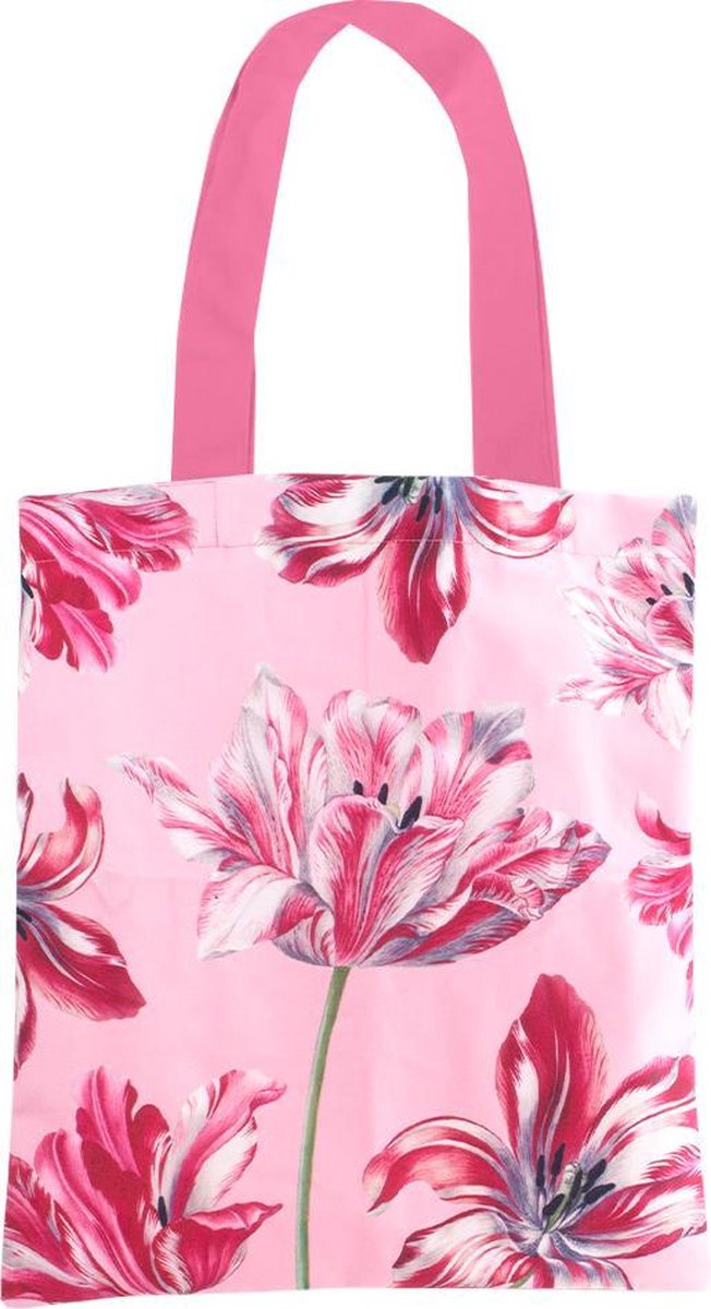 Katoenen tas Luxe, Tulpen Merian
