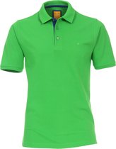 Redmond modern fit poloshirt - groen (blauw contrast) -  Maat: L