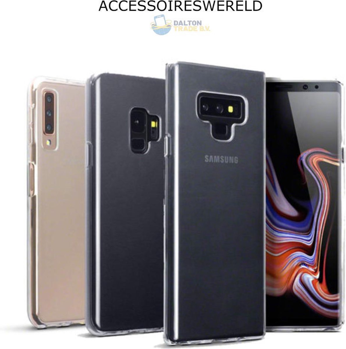 Siliconen backcase - Samsung Galaxy S7 Edge - Siliconen hoesje - Transparant