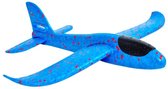 Zweefvliegtuig van Foam. Extra licht. Blauw | speelgoed vliegtuig | vliegtuig kinderen | Buitenspeelgoed vliegtuig | foam vliegtuig