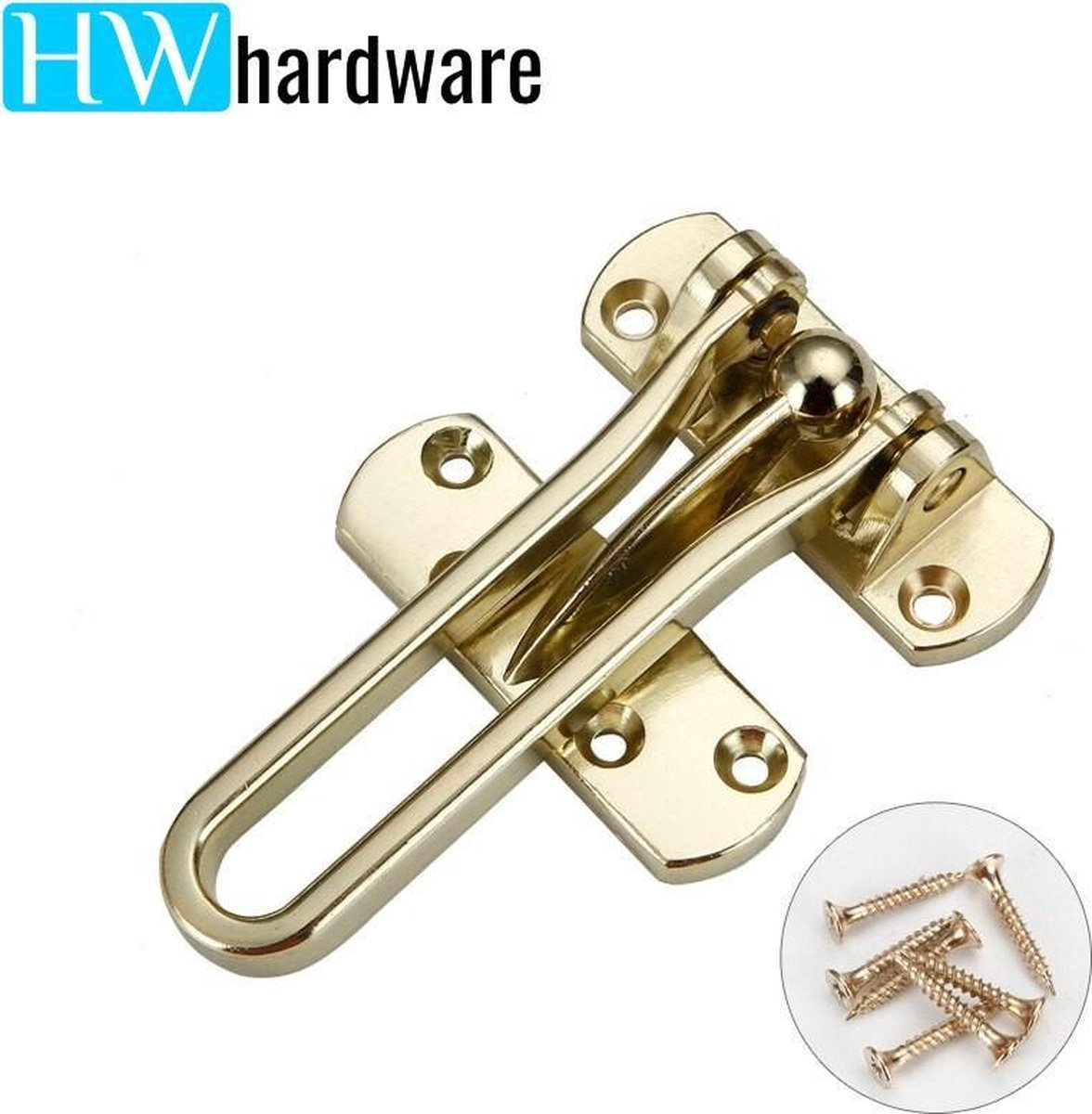 Kierstandhouder voor deurbeveiliging - 100mm (Goud)
