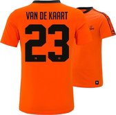 Malelions x PB - 23. Van de Kaart - Maat  XL- Oranje - T-shirt - Heren en dames - Carnavalskleding