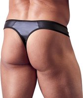 Mannenstring Met Rits Met Strass-Steentjes - Large - Zwart - Sexy Lingerie & Kleding - Lingerie Mannen -  Heren Lingerie - Slips & Boxershorts