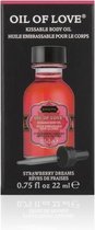 Strawberry Dreams - Likbare Olie - 22 ml - Rood - Drogist - Massage  - Drogisterij - Massage Olie