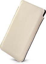 Insteekhoesje iPhone - Leren case - Beige - Size 4- CABANA