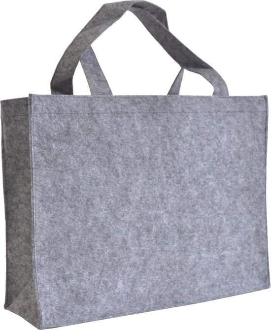 verkwistend Het eens zijn met opbouwen Vilten tas - 10 stuks - Grijs - 41 x 31 x 11 cm - Vilten shopper - Vilt  tassen shopper... | bol.com