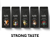 Kaldi 'Strong Taste' Proefpakket Koffiebonen - 5 x 250 gram