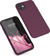 kwmobile telefoonhoesje voor Apple iPhone 11 - Hoesje voor smartphone - Back cover in bordeaux-violet