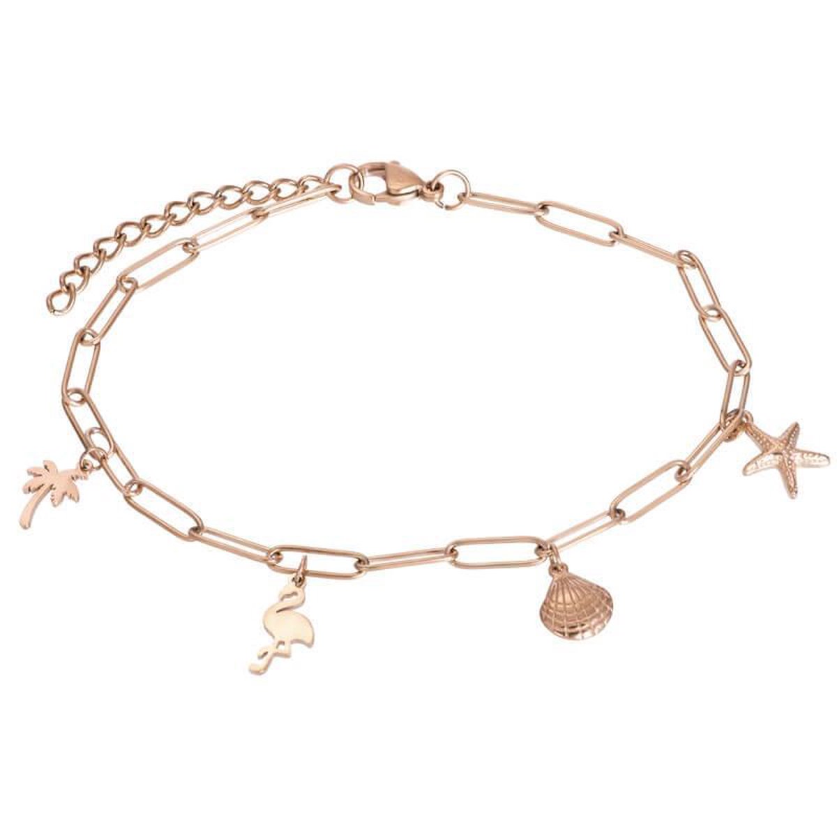 iXXXi Enkelbandje Ankle with Charms Rosé