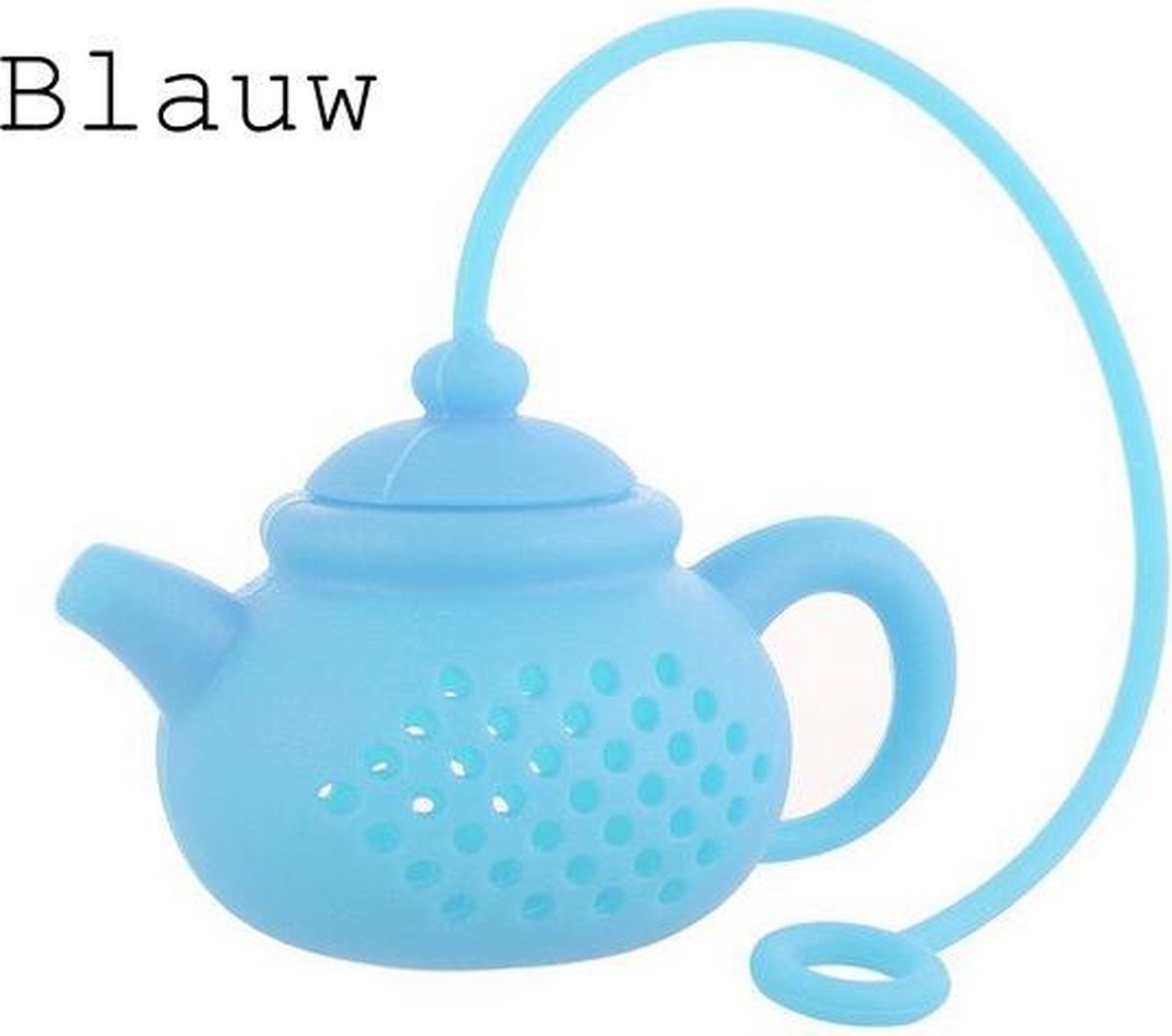 Theefilter Theepotje Licht Blauw - Perfect Als Cadeau Voor  Thee Liefhebbers
