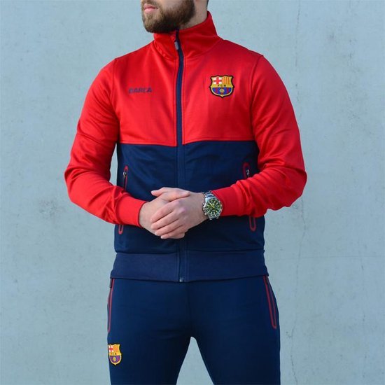 luisteraar volwassen Bedenk FC Barcelona trainingspak - volwassenen - maat S - rood | bol.com