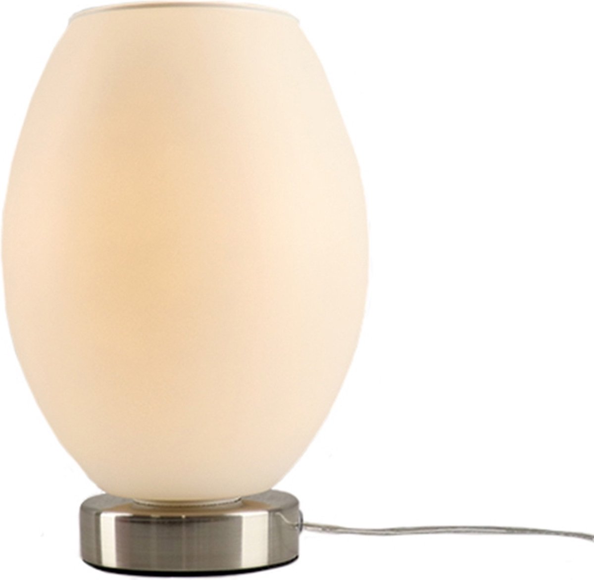 Olucia Giulio - Design Tafellamp - Glas/Metaal - Chroom;Wit