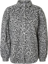 Noisy May Dames HONJA L/S ZEBRA SHAKET Grijze Zebra Print Shaket - Maat S