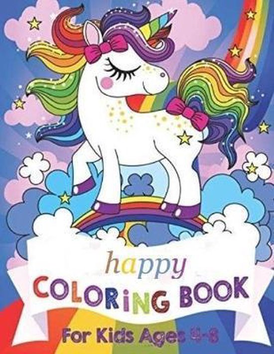 Happy Coloring Book, Coloring Books 9798670178549 Boeken