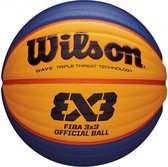 Wilson FIBA 3x3 - Basketbal - Geel Blauw - Maat 6 - Kinderen en volwassenen