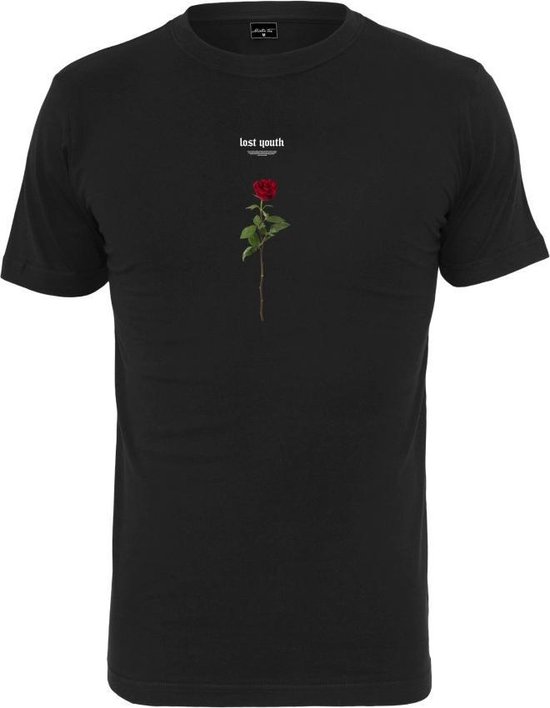 Mister Tee - Lost Youth Rose Heren T-shirt - XS - Zwart