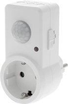 Détecteur de mouvement Q-Link – plug-in – terre de protection – ST110A – blanc