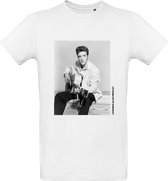 Astronaut drives T-Rex Dinosaurs - Dino T-shirt - T-shirt kinderen  - Maat 140 (9 - 10 jaar)