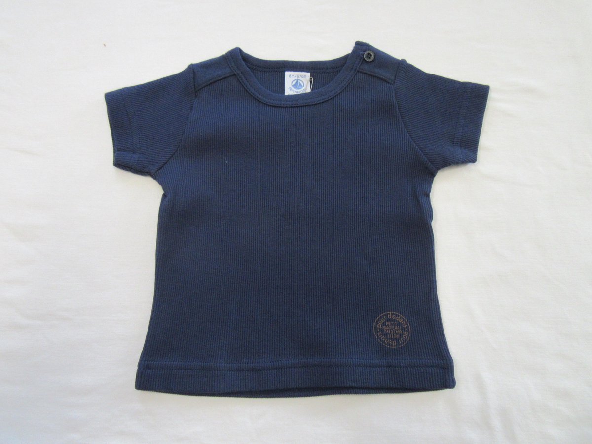 petit bateau , jongens, t-shirt korte mouw , marine, classic, 6 maand 67
