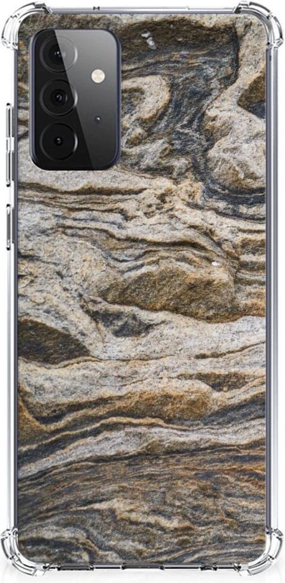 Samsung Galaxy A72 4G/5G Anti-Shock Hoesje Steen