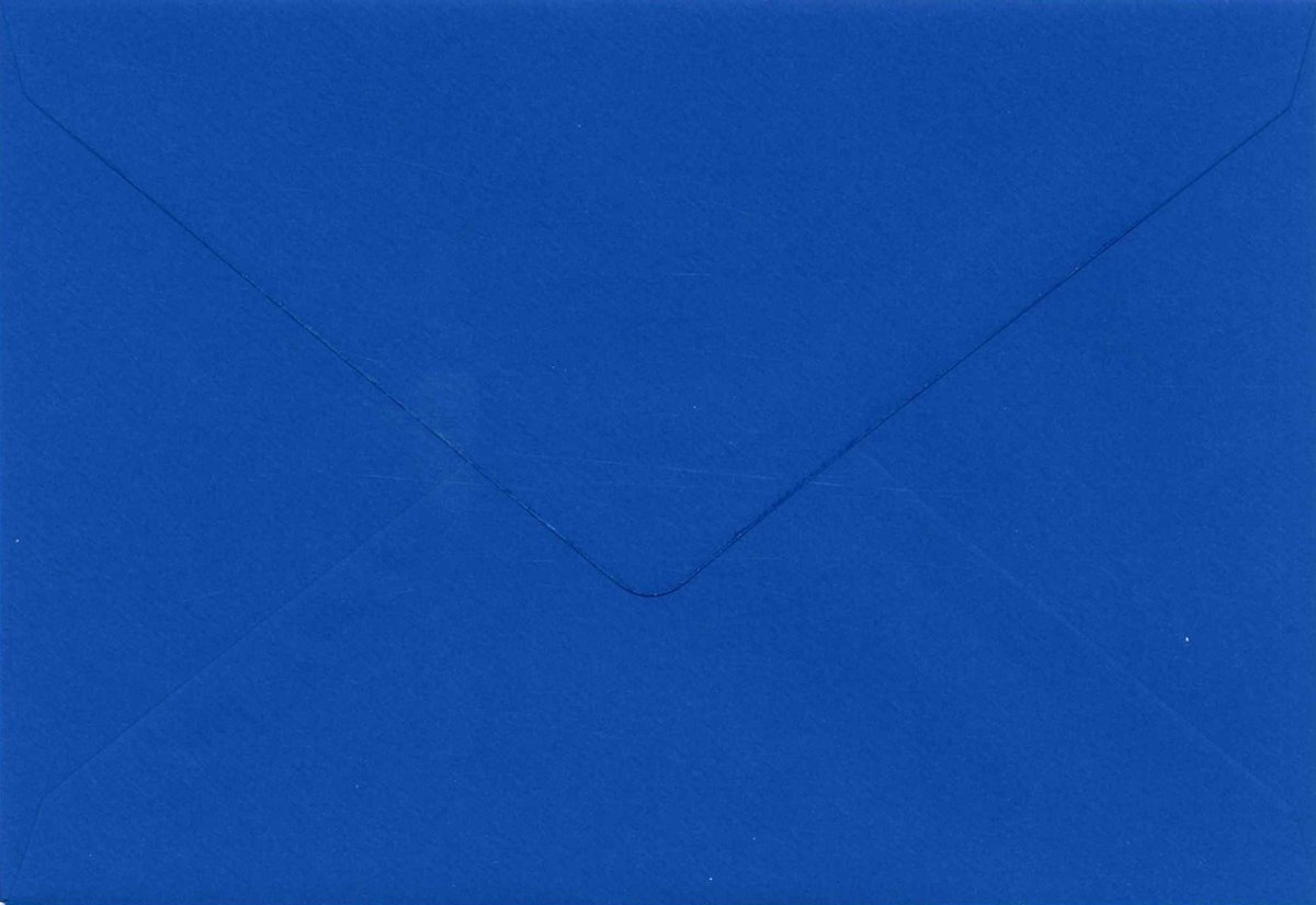50x Enveloppe colorée - BLEU FONCÉ - 90 grammes - 120 x 176mm