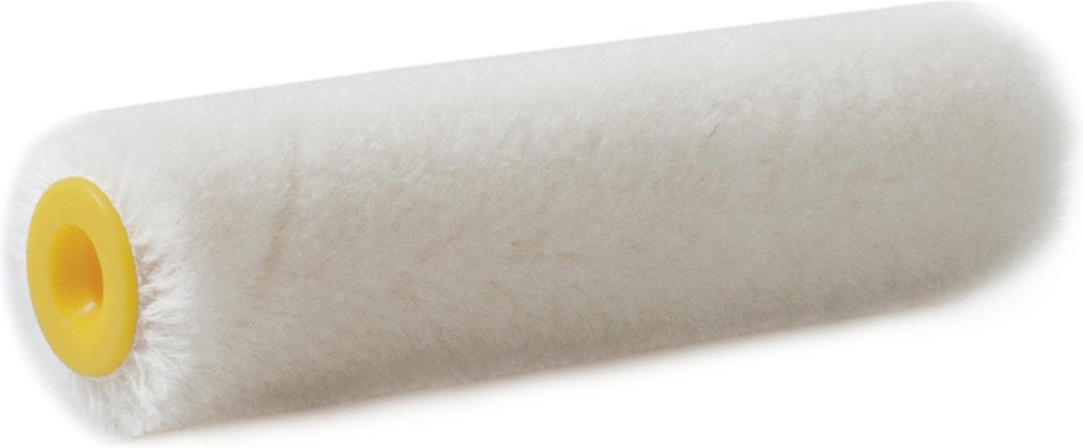 Set van 3x stuks muur vacht anti-spat verfrollers velours pluisvrij 2,5 x 10 cm - Verfspullen - Schildersbenodigheden