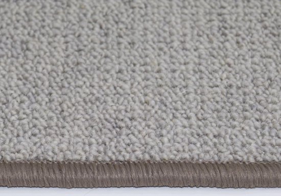 Prima vloerkleden - Wollen vloerkleed Kaycee licht grijs 120x170