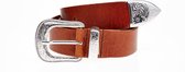 Elvy Fashion - Vintage Belt 40838 Plain - Cognac - Size 75