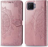 iMoshion Mandala Booktype Oppo A73 (5G) hoesje - Rosé Goud