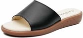 Eenvoudig en mode antislip slijtvaste sandalen pantoffels voor dames (kleur: zwart maat: 36)