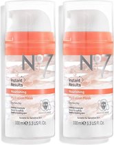 No7 Instant Results Nourishing Hydration Mask 2x100ml