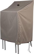 Perel Buitenhoes voor stapelstoelen, beigegrijs, trapeziumvormig, 66 cm x 66 cm x 128 cm x 88 cm
