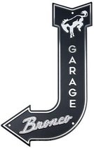 Ford Bronco Garage Bent Arrow Aluminum Bord