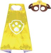 Paw Patrol Kostuum - Verkleed Feest - Halloween Set - Cosplay - Masker - Mantel - RUBBLE