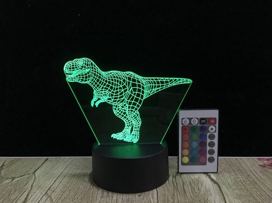 3D LED Creative Lamp Sign Dino Dinosaurus - Complete Set