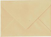 50 Luxe Enveloppen - C7 - beige - 8,1x11,4cm - 120 grams - Geschikt voor A7