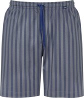 Mey pyjamabroek kort - Cranbourne - blauw met grijs gestreept - Maat: M
