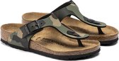 Birkenstock Slippers - Maat 36 - Unisex - groen camouflage