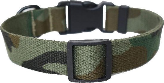 Beschaven Aardewerk Vlek Halsband hond camouflage - Leger print - Leiband - Groen - verstelbaar -  motief -... | bol.com