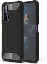 Honor 20 Pro Hoesje - Mobigear - Outdoor Serie - Hard Kunststof Backcover - Zwart - Hoesje Geschikt Voor Honor 20 Pro