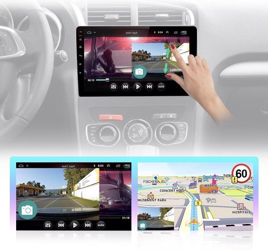 Citroen C4 2011-2018 Android 10 système de navigation et multimédia  Bluetooth USB WiFi... | bol