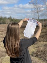 Rompertje | Geluk zit in een klein rompertje | Maat 62/68 | Korte mouw | Rood | Baby | Rompertje baby | Rompertjes baby met tekst | Rompertjes | Rompers