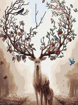 Rubye® Diamond Painting Volwassenen - Diamond Painting Kinderen - Imposant Hert - 30x40cm