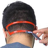 Nek Shape Trimmer-  Mannen - Baard Vormgeven - Template - Haar Styling Tool -Nek -Vorm - Nek Trimmen - Rood