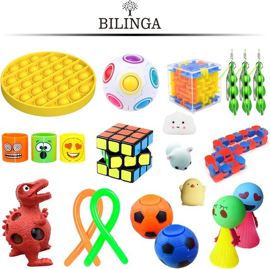 Set H Fidget Toys Pakket 21 stuks Fidget Toys Set Fidget Toys