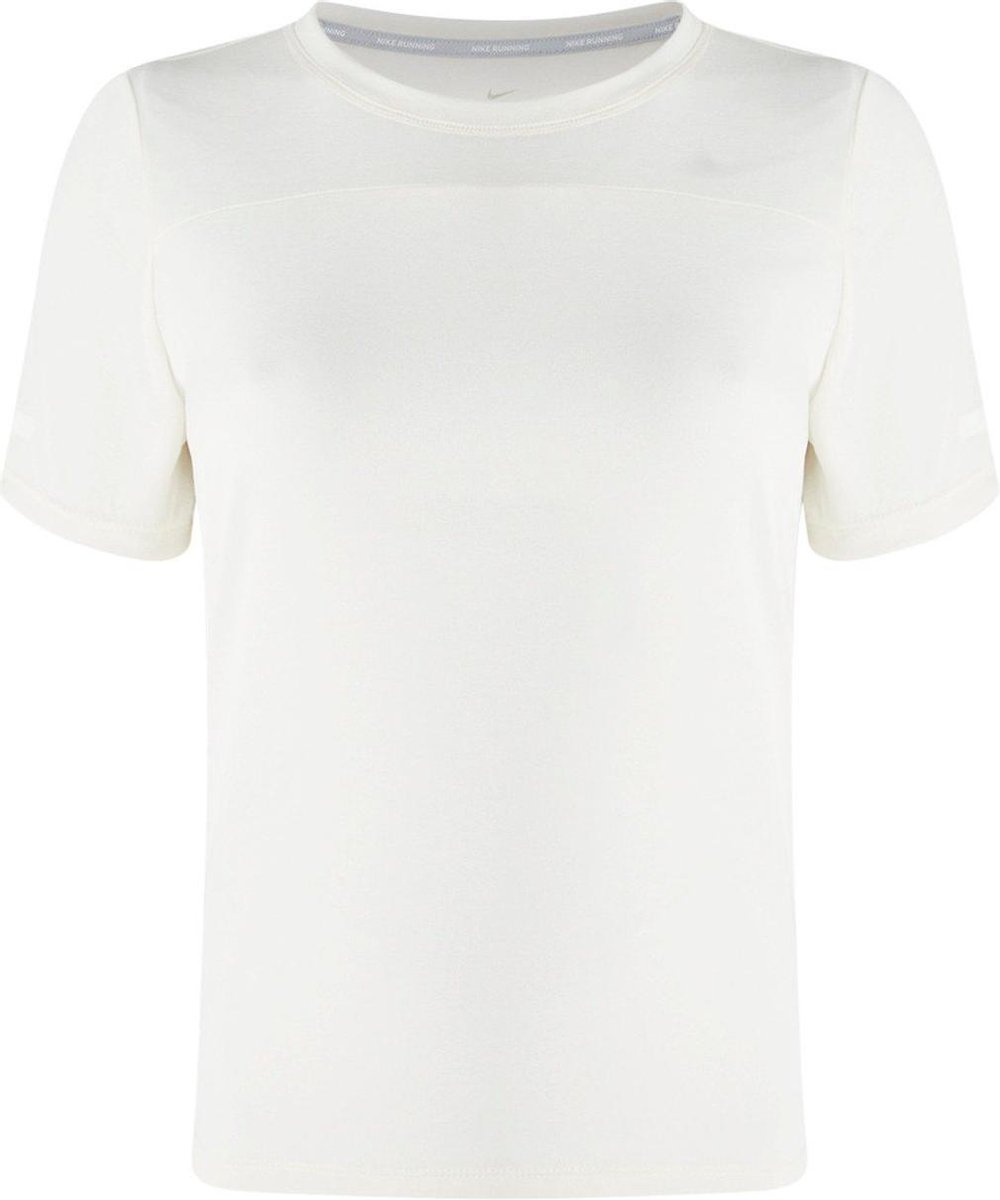 Nike Icon Clash hardloop T-shirt met Dri-FIT Gebroken Licht Doorschijnend Creme