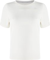 T-shirt de course Nike Icon Clash avec Dri- FIT - Wit cassé - Légèrement transparent - Taille XS